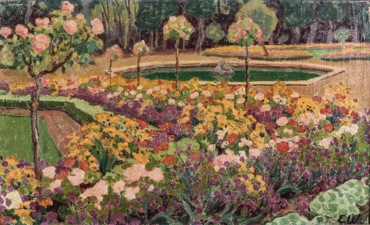 Lili Elbe - Veduta del giardino del Grand Trianon a Versailles